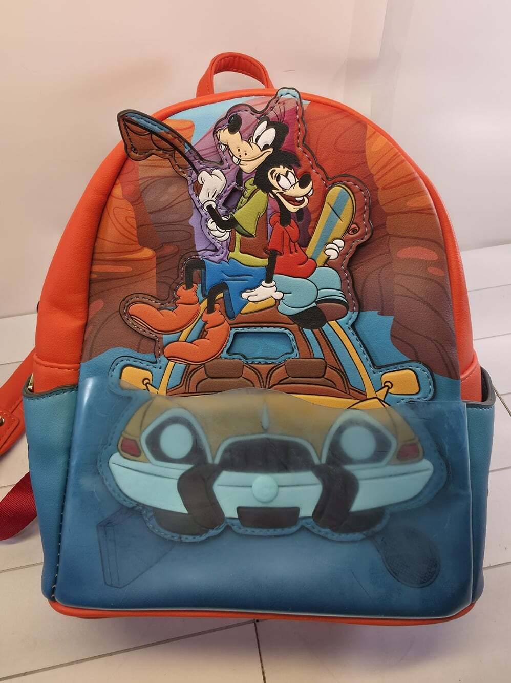 Disney Parks Mini Backpack 100 Decades 1990s A Goofy Movie Max Loungefly Bag - Picture 2 of 7